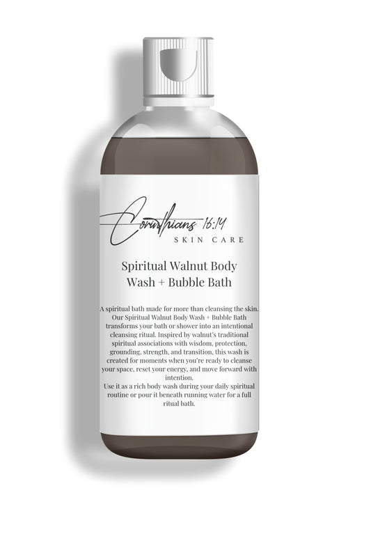 SPIRITUAL WALNUT
Body Wash + Bubble Bath